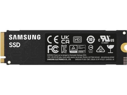 Твердотельный накопитель SSD M.2 Samsung 4.0Tb 990 EVO Plus <MZ-V9S4T0BW> (PCI-E 5x2/4x4, 7250/6300MBs, 3D TLC, NVMe 2.0, 2400TBW, 22х80mm)