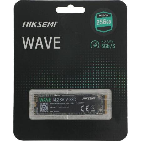 Твердотельный накопитель SSD M.2 HIKSEMI 256Gb <HS-SSD-WAVE(N) 256G> (SATA3, up to 560/480MBs, 3D NAND, 70TBW)