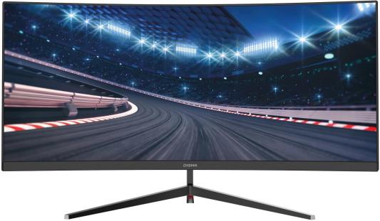 Монитор Digma 29.5" Overdrive 30A510F черный VA LED 1ms 21:9 HDMI матовая 300cd 178гр/178гр 2560x1080 200Hz DP 2K USB 4.3кг