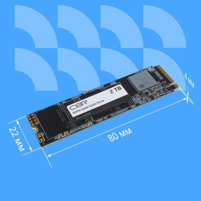 SSD накопитель CBR Base 2 Tb PCI-E 4.0 х4 SSD-002TB-M.2-BS24b