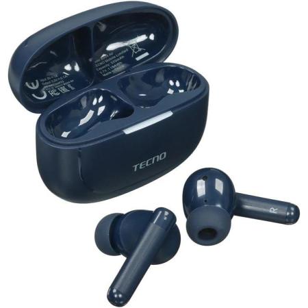 Наушники беспроводные TECNO Buds 4 BD04 Air Midnight Blue (BD04 Air Midnight Blue)