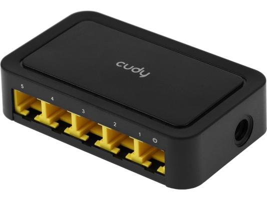 Коммутатор неуправляемый Cudy FS105D, 5 портов RJ45 10/100 Мбит/с, пластиковый корпус (FS105D)