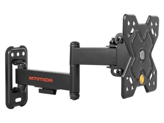 Кронштейн для ТВ ARM MEDIA MARS-6 black (max VESA 100x100 мм, настенный, Наклонно-поворотный, max 25 кг) (90716)