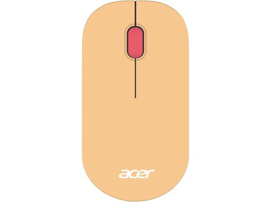 Мышь беспроводная Acer OMR205 pink/beige (1200dpi, USB,(2but) (ZL.MCEEE.02L)