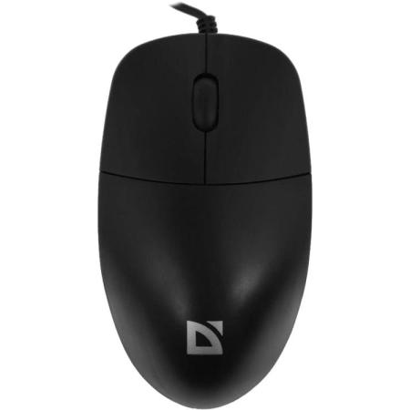 Мышь проводная Defender Azora MB-241 black (USB, 2 кнопки, оптическая, 1200dpi) (52241)