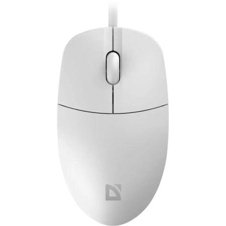 Мышь проводная Defender Azora MB-241 white (USB, 2 кнопки, оптическая, 1200dpi) (52242)