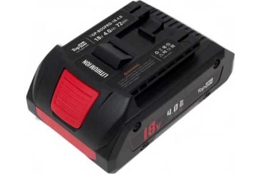 TopOn Аккумулятор для bosch procore. 18v 4.0ah (li-ion) TOP-BOSPRO-18.4.0