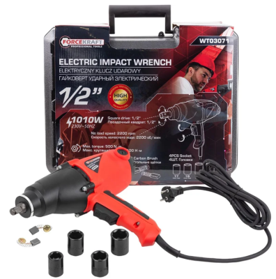 Forcekraft Гайковерт ударный электрический, 1010W FK-WT03071(60034)