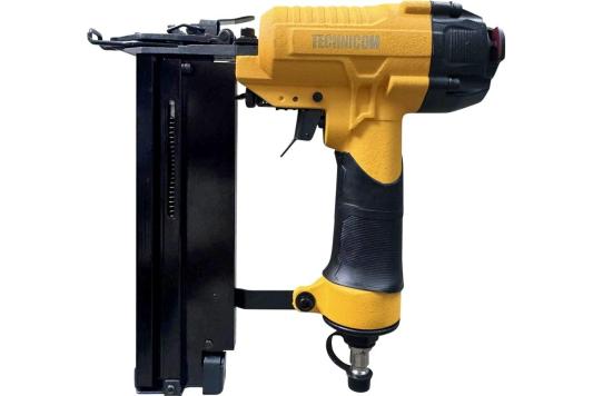 TECHNICOM Пневматический степлер, 6,3 Бар, 0,09 л/удар, 100 скоб/гвоздей магазин TC-NG5040