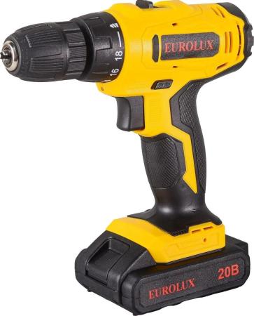 Дрель-шуруповёрт Eurolux ДА-20/2L