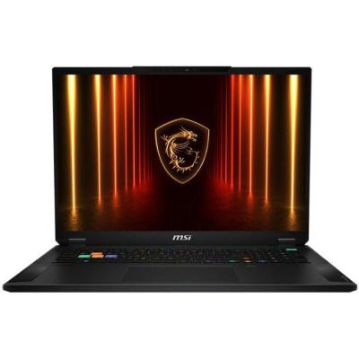 Ноутбук MSI Stealth HX AI A2XWIG-051RU Core Ultra 9 275HX 64Gb SSD2Tb NVIDIA GeForce RTX5080 16Gb 18" IPS UHD+ (3840x2400) Windows 11 Home black WiFi BT Cam (9S7-183341-051)