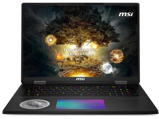 Ноутбук MSI Titan Dragon Edition 18 HX AI A2XWJG-205RU Core Ultra 9 285HX 64Gb SSD4Tb NVIDIA GeForce RTX 5090 для ноутбуков 24Gb 18" IPS UHD+ (3840x2400) Windows 11 Home black WiFi BT Cam (9S7-1824A5-205)