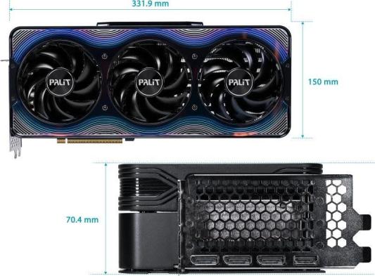 Видеокарта Palit PCI-E 5.0 RTX5090 GAMEROCK NVIDIA GeForce RTX 5090 32Gb 512bit GDDR7 2017/28000 HDMIx1 DPx3 HDCP Ret