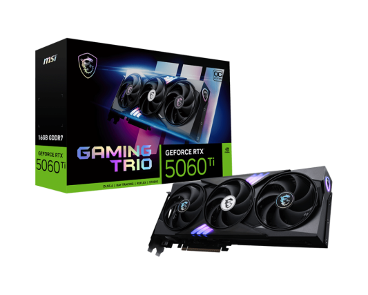 Видеокарта/ GeForce RTX 5060 Ti 16G GAMING TRIO OC