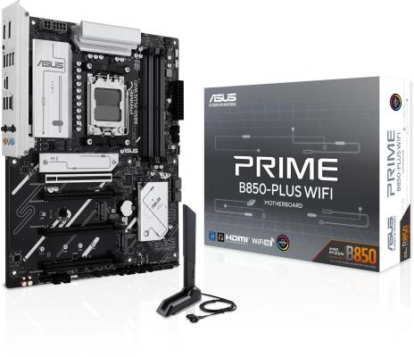 Материнская плата Asus PRIME B850-PLUS WIFI SocketAM5 AMD B850 4xDDR5 ATX AC`97 8ch(7.1) 2.5Gg RAID+HDMI+DP