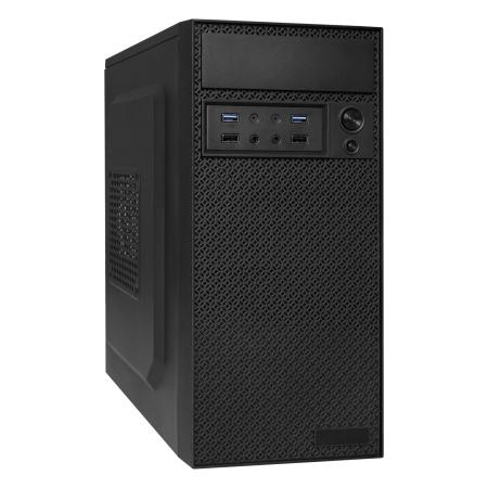 Корпус Minitower ExeGate BAA-109U2-UNS450 (mATX, БП UNS450 с вент. 12см, 2*USB+2*USB3.0, аудио, черный)