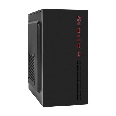 Корпус Minitower ExeGate BAA-403U2-UNS500 (mATX, БП UNS500 с вент. 12см, 1*USB+2*USB3.0, HD Audio, черный)