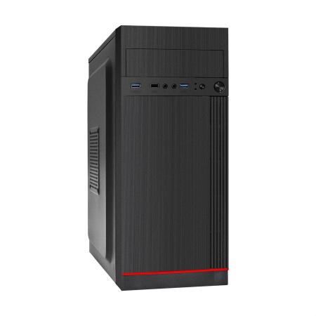 Корпус Miditower ExeGate AA-442U2-UNS500 (ATX, БП UNS500 с вент. 12см, 1*USB+2*USB3.0, аудио, черный)