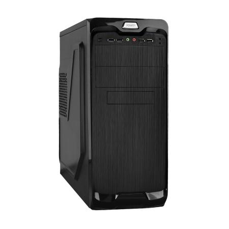 Корпус Miditower ExeGate UN-604-UNS450 (ATX, БП UNS450 с вент. 12см, 2*USB+2*USB3.0, аудио, черный)