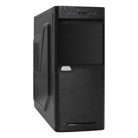 Корпус Miditower ExeGate XP-330U-UNS350 (ATX, БП UNS350 с вент. 12см, 2*USB+2*USB3.0, аудио, черный)