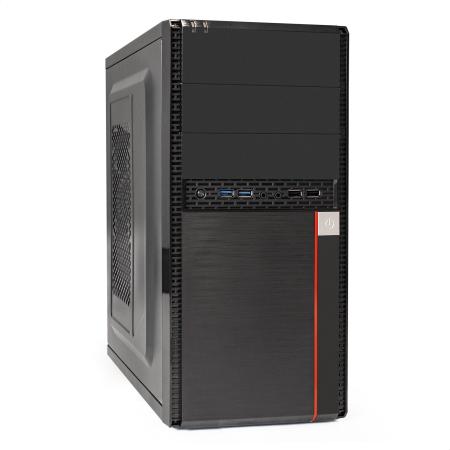 Корпус Minitower ExeGate BA-204U-UNS450 (mATX, БП UNS450 с вент. 12см, 2*USB+2*USB3.0, аудио, черный)