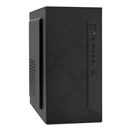 Корпус Minitower ExeGate BAA-303-AA500 (mATX, БП AA500 с вент. 8см, 2*USB, HD Audio, черный)