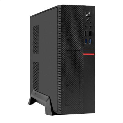 Корпус Desktop ExeGate MI-307U2-M450 (mini-ITX/mATX, БП M450 с вент. 8см, 2*USB+2*USB3.0, HD аудио, черный)