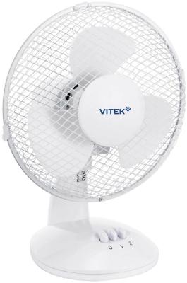 Вентилятор настольный Vitek VTF-0910 22Вт скоростей:3 белый