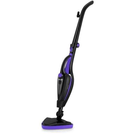 Швабра паровая Kitfort КТ-1051 1500Вт черный/фиолетовый