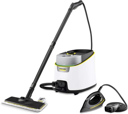 Пароочиститель напольный Karcher SC 4 Deluxe Iron EasyFix 2200Вт белый