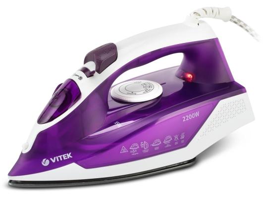 Утюг Vitek VT-8308 2200Вт фиолетовый/белый