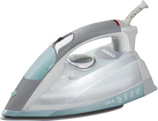 Утюг Hyundai H-SIP2700 2700Вт белый/серый