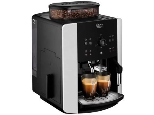 Кофемашина Krups Arabica EA811810 1450Вт черный/серебристый