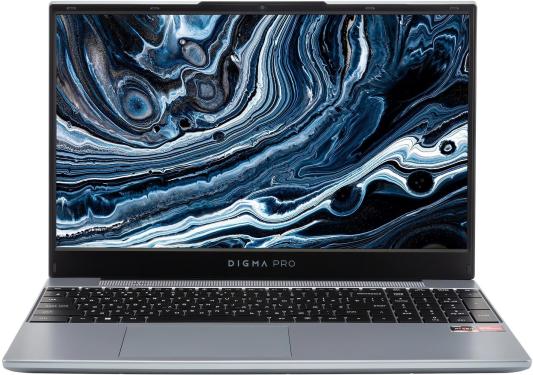 Ноутбук Digma Pro Breve Ryzen 5 Pro 5675U 8Gb SSD512Gb AMD Radeon Graphics 15.6" IPS FHD (1920x1080) Windows 11 Pro silver WiFi BT Cam 4500mAh (DN15R5-8DXW06)