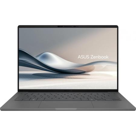 Ноутбук Asus Zenbook 14 UX3407QA-QD267W Snapdragon X X1-26-100 16Gb SSD512Gb Qualcomm Adreno 14" OLED WUXGA (1920x1200) Windows 11 Home grey WiFi BT Cam Bag (90NB1502-M00DN0)