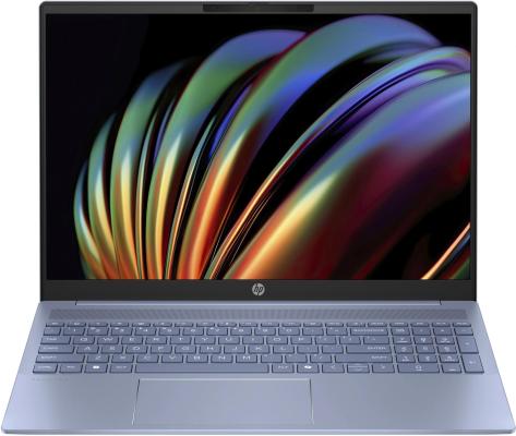 Ноутбук HP Pavilion 16-ag0015ci Ryzen 5 8540U 16Gb SSD512Gb AMD Radeon 740M 16" IPS WUXGA (1920x1200) FreeDOS lt.blue WiFi BT Cam (B4LY9EA)