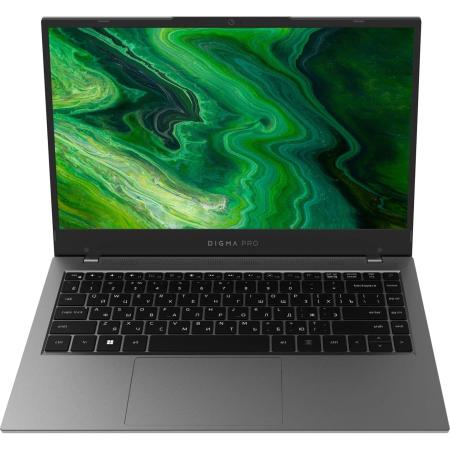 Ноутбук Digma Pro Fortis M Core i5 1334U 16Gb SSD512Gb Intel Iris Xe graphics 14.1" IPS FHD (1920x1080) Windows 11 Pro grey WiFi BT Cam 4000mAh (DN14P5-ADXW04)