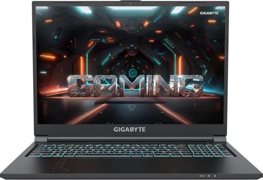 Ноутбук Gigabyte G6 Core i7 13620H 32Gb SSD1Tb NVIDIA GeForce RTX4060 8Gb 16" IPS FHD+ (1920x1200) без ОС black WiFi BT Cam (KF-H3KZ894KD/32)