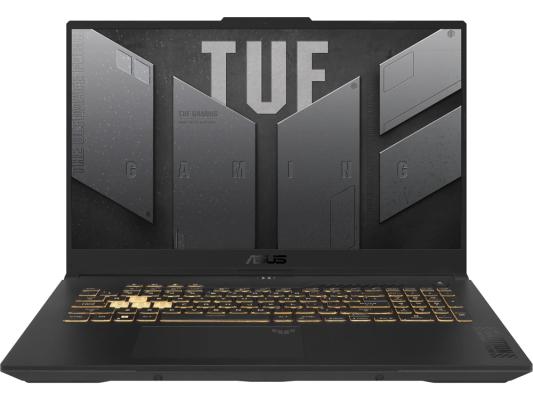 Ноутбук Asus TUF Gaming F17 FX707VJ-HX006 Core 5 210H 16Gb SSD512Gb NVIDIA GeForce RTX 3050 6Gb 17.3" IPS FHD (1920x1080) без ОС grey WiFi BT Cam (90NR0MY5-M00060)