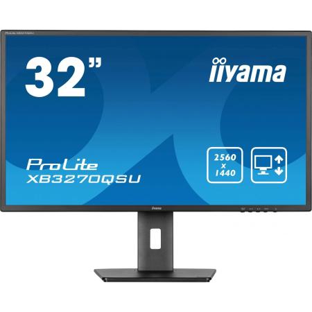 Монитор Iiyama 31.5" ProLite XB3270QSU-B1 черный IPS 16:9 HDMI M/M матовая HAS Piv 250cd 178гр/178гр 2560x1440 100Hz DP 2K USB 8.6кг