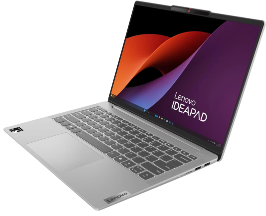 Ноутбук/ Lenovo IdeaPad Slim 5 14Q8X9 14"(1920x1200 IPS)/Qualcomm Snapdragon X1P-42-100(3.4Ghz)/16384Mb/512PCISSDGb/noDVD/Int:Adreno X1-85/Cam/BT/WiFi/57WHr/war 1y/1.48kg/cloud grey/Win11Home + 65W, RU kbd