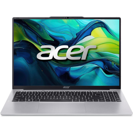 Ноутбук/ ACER Aspire Lite AL16-71P-5137 16"(1920x1200 (матовый) IPS)/Intel Core Ultra 5 125H(1.2Ghz)/16384Mb/512PCISSDGb/noDVD/Int:Intel HD/Cam/BT/WiFi/50WHr/war 1y/1.6kg/Silver/NoOS