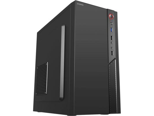 Корпус Digma DCC-MN306 черный без БП mATX 1x80mm 1x92mm 2x120mm 2xUSB2.0 1xUSB3.0 audio