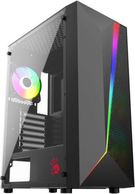 Корпус Bloody BD-CC106F черный без БП ATX 4x120mm 1xUSB2.0 1xUSB3.0 audio bott PSU