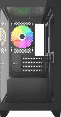 Корпус Accord ACC-350-02B черный без БП mATX 7x120mm 1xUSB2.0 1xUSB3.0 audio