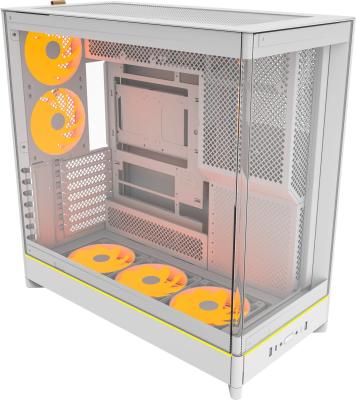 Корпус Montech HS02 Pro белый без БП ATX 8x120mm 2xUSB3.0 audio bott PSU