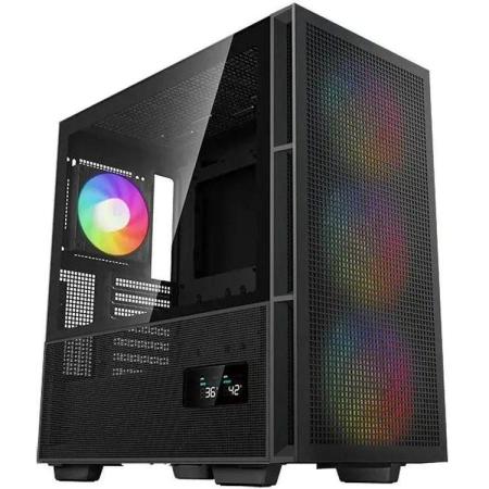 Корпус ATX DeepCool CH560 Digital, Midi-Tower, без БП,  черный [r-ch560-bkape4d-g-1]