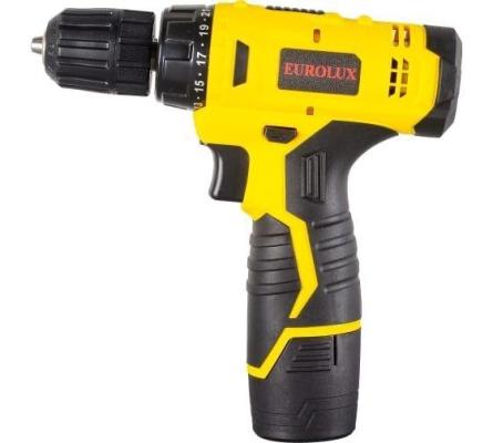 Аккумуляторная дрель-шуруповерт Eurolux ДА-12/1Li