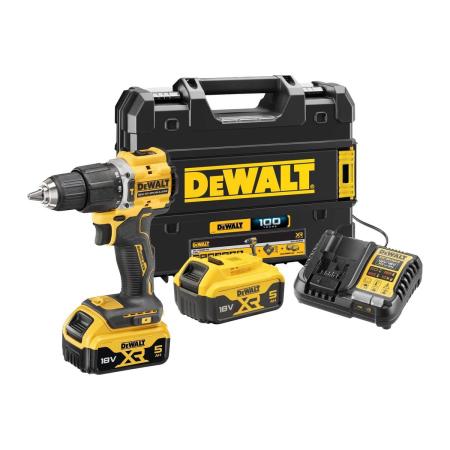 Аккумуляторная ударная дрель шуруповерт Dewalt DCD100YP2T