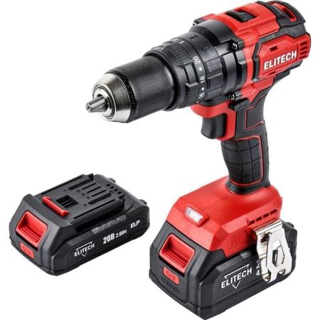 Аккумуляторная дрель Elitech ДА 20УБЛ2